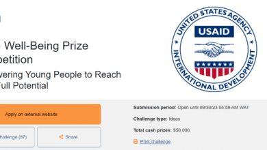 USAID Youth Well-Being Prize Competition - $50,000 prize
